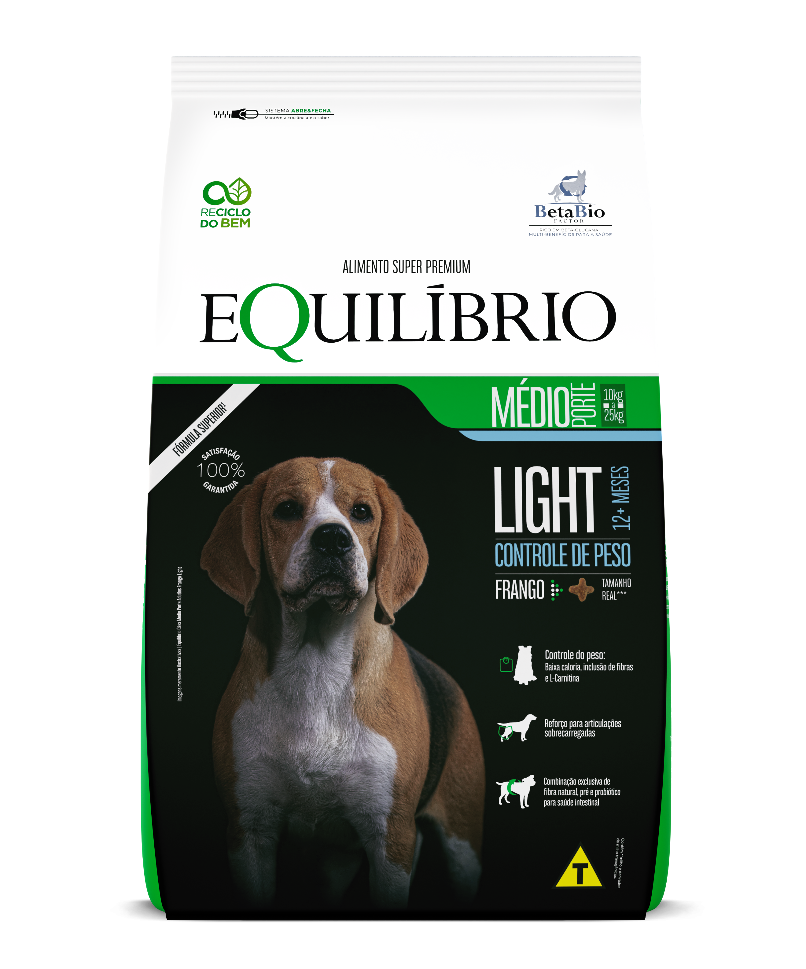 Cães Porte Médio Adulto Light Frango